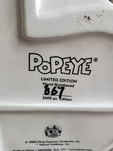 Vintage Popeye Limited Edition Keksdose 2004! Seltene 867/3600 - sehr gepflegt -... - Bild 17 von 20