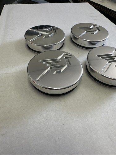 HAMANN Wheel Center Cap for HM2,PG2,PG3 Hi-polished Alu 60-61 (O-Ring)set 4 Pcs - Picture 2 of 12