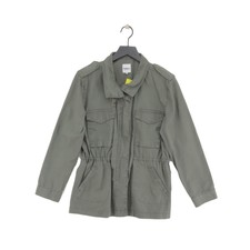 Kensie Women's Jacket S Grey 100% Cotton Bomber Jacket