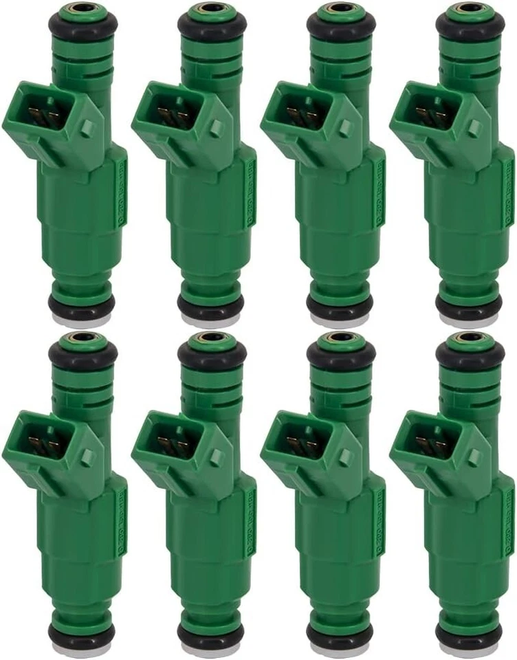 全新原始设备制造商 x8 博世燃油喷射器 适用于雪佛兰 Corvette 和 Camaro V8's #0280155968 — 第 2/4 张图片