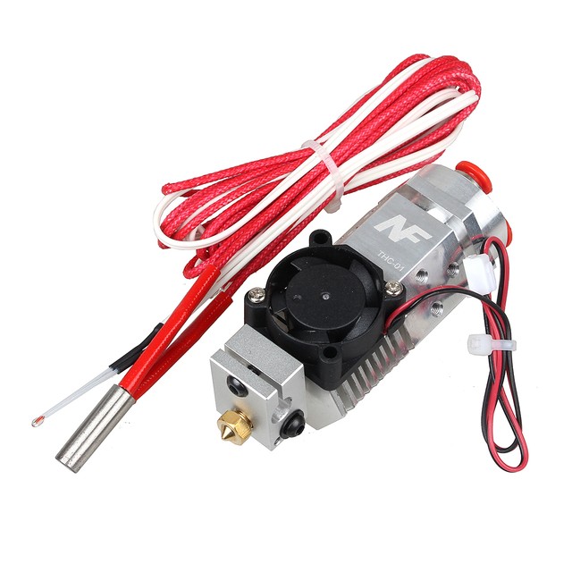 3D Printer accessories 3 in 1 out Multi-color Extruder Hotend Kit for 0.4//1.75mm