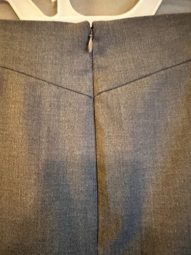 Worthington Skirt Size 16P Petite Gray Pencil Lined Ladies EUC - Picture 7 of 10