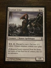 Icatian Crier 23/301 Time Spiral MTG Magic The Gathering L4551*