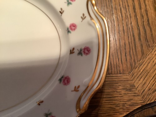 NORITAKI ROSALIE CHINA LARGE 14” OVAL MEAT PLATTER #3052 MADE IN JAPAN 1948-1955 - Picture 3 of 8
