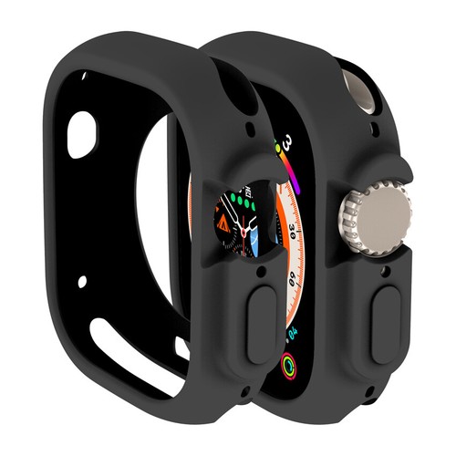 For Apple Watch Ultra2 Ultra 49mm Candy Frame Cover Soft Shell Case TPU Bumper - Photo 20 sur 29
