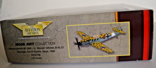 Corgi Aviation Archive Messerschmitt BF 109E 1:72 US32106 Lt. Werner Schroer - Picture 10 of 11