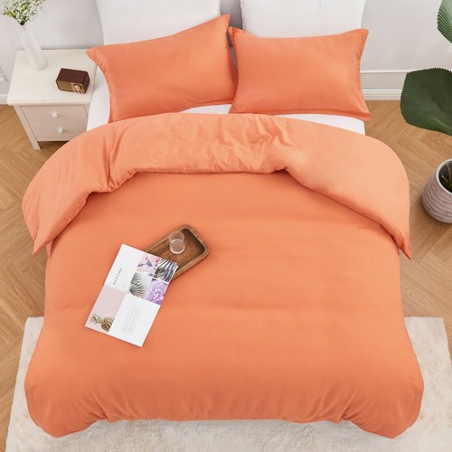 Soft Premium Waffle Doona Quilt Duvet Cover Set Single/D/Q/K/SK Size Bedding AUS - Picture 2 of 44
