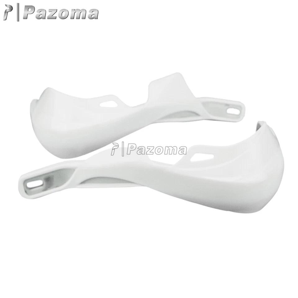 Protectores de manos de barra de cepillo de 1 1/8" para moto de cross blanca para Yamaha YZ250F WR250F Foto 3 de 4