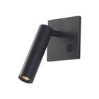 COB LED Recessed Wall Lamp Swivel Bedside Light Fixture Spotlight Touch Switch