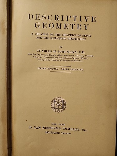 Beschreibende Geometrie - Schumann 1940 - Bild 4 von 4