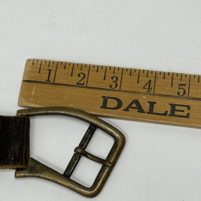 Streets Ahead Leather belt with slanted buckle Made in Italy Sz S Streets Ahead Leather belt with slanted buckle Made in Italy  main image 2