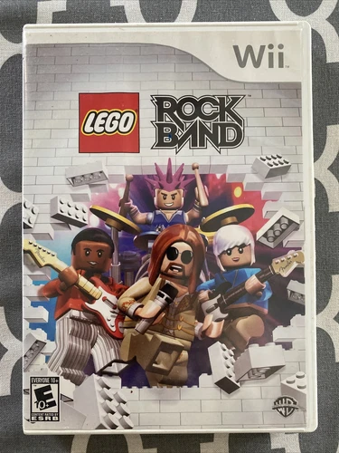 LEGO Rock Band (Nintendo Wii, 2009) Complete With Manual