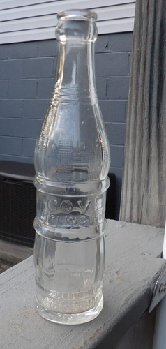 Vintage Cove Bottling Works 7 oz. Embossed Soda Bottle Martinsburg Pa - Picture 1 of 9
