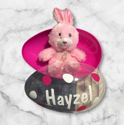 Personalized 10” Easter Egg, Kids Bunny Basket Bucket Stuffers - Picture 5 of 17