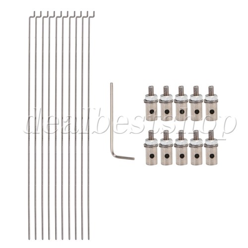 10Pieces RC Airplane Boat Pushrod and Linkage Stopper Servo Arm Connectors - Picture 1 of 9