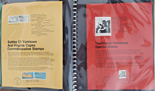 Commemorative Stamps 1981-82 United States 1st First Day Issue Souvenir Pages - Picture 11 of 24
