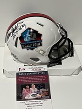 BRUCE SMITH HOF 09 Signed Autographed Auto Hall Of Fame Bills Mini Helmet JSA