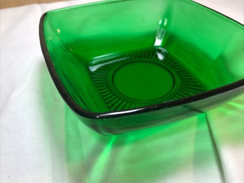 Anchor Hocking Charm Forest Green Fruit Dessert Bowl 4.75" (Up to 17 Available) - Picture 3 of 7