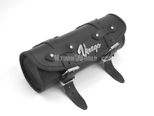 Lg) Yamaha VIRAGO Leather Pouch Tool Roll Bag XV125 250 xv700 xv750 1000, xv1100 - Picture 2 of 6