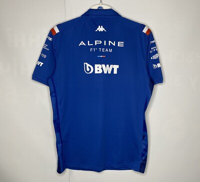 BWT ALPINE F1 TEAM KAPPA POLO T-SHIRTS FORMULA 1 RACING KAPPA SIZE