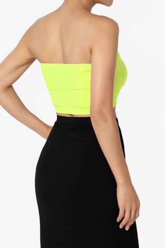 TheMogan Seamless Bandeau Bra Top Strapless Nylon/Spandex Stretch Bralette - Picture 86 of 119