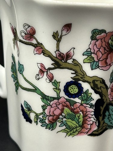 Set of 2 ~ Royal Grafton "Indian Tree " England Fine Bone China Mugs 3 1/4" H - Picture 3 of 9
