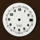 Zifferblatt Eta 2824-2 Ø28.8 Cadran Ziffernblatt Esfera Dial Quartz Weiß NOS
