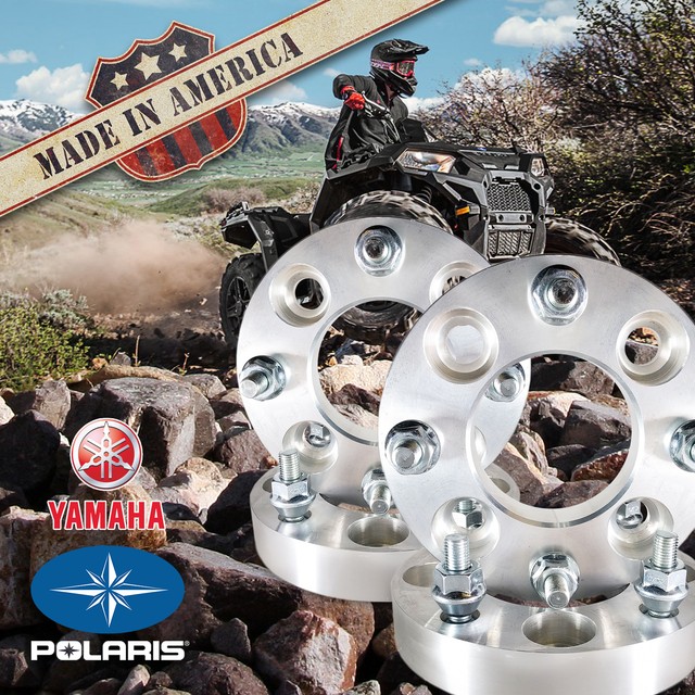 4 pc. USA MADE 4x156 Wheel Adapters/Spacers 1.25" Thick for Polaris & Yamaha ATV 4 pc. USA MADE 4x156 Wheel Adapters/Spacers 1.25" Thick for Polaris & Yamaha ATV