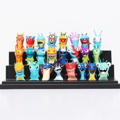 24Pcs Cartoon Slugterra Slug PVC Mini Figures Model Toys Kids Gift Cake Topper - Picture 2 of 9
