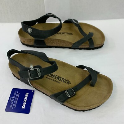 ほぼ新品美品BIRKENSTOCK ブラック 37(24cm) BIRKENSTOCK Arizona Big Buckle Exquisite shine black 1027840