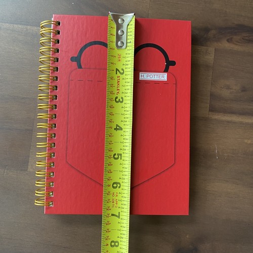 Hallmark Harry Potter Red Notepad Paper Hard Cover 80 pages Journal Sketch Book - Picture 4 of 5