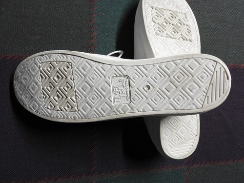 Zapatillas informales con cordones Time and Tru - Lona blanca - Talla 9 - WMTT29DP062 - USADO EN EXCELENTE ESTADO - Imagen 5 de 7