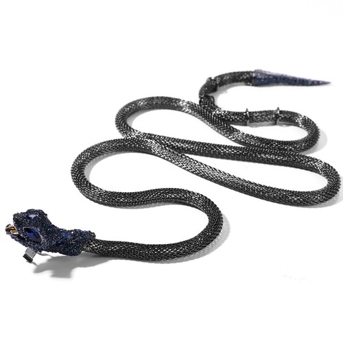 Bendable Punk Snake Necklace Choker Adjustable Bracelet Flexible Wrap Collar - Picture 29 of 43
