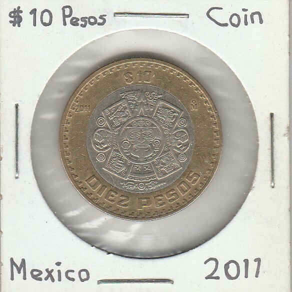 Mexico: $ 10 Pesos Coin Year 2011. | eBay