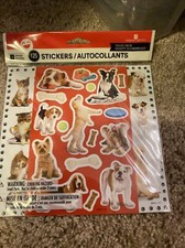 NIP American Greetings Puppies/Kittens Sticker Pack 10 Shts Totaling 125 Pcs