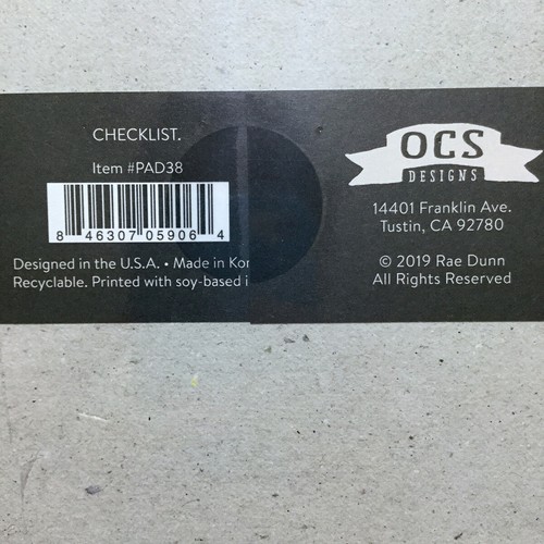 Rae Dunn Liste Notizblock 4x8 Memo To Do Designer - Bild 6 von 59