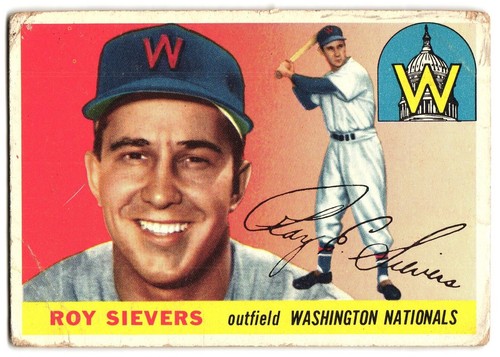 Roy Sievers 1955 Topps MLB Card #16 Set Filler - Picture 1 of 2