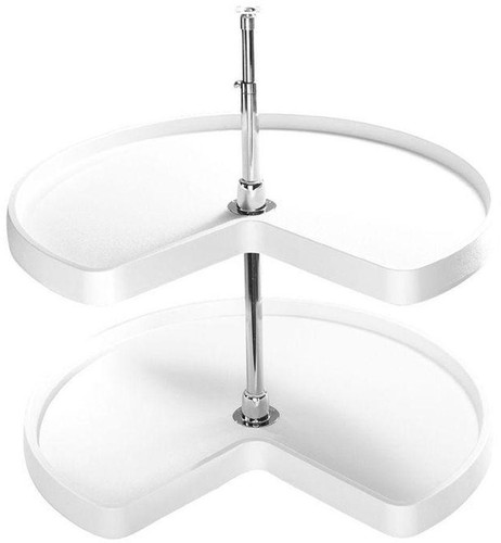 2 Tier Shelf Lazy Susan Set Corner Cabinet Kitchen Organizer Turntable Rack Home 2 Tier Shelf Lazy Susan Set Corner Cabinet Kitchen Organizer Turntable Rack Home