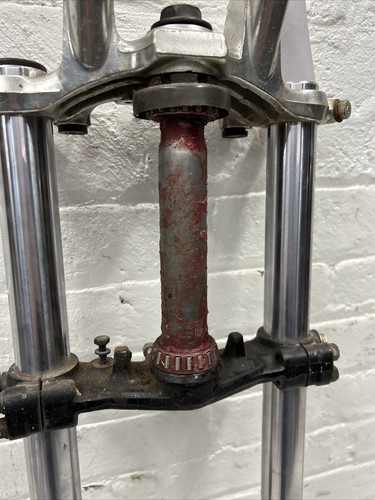1982 Yamaha XJ550 Forks Triple Tree Front End OEM Vintage - Bild 4 von 12