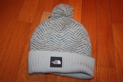 Brand New with Tag The North Face Girls' Chevron Pom Beanie SHIP FREE US FAST - Picture 4 of 5