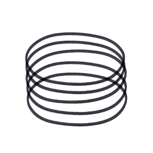 5 Piezas Cinturones de Goma Plegados Cuadrados 1.2mm 41-190mm Nuevo Surtido Cinturón Común - Imagen 18 de 32