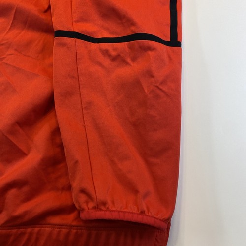 MENS NIKE GOLF JACKET XL LONG SLEEVE 1/4 ZIP RED WINDBREAKER Nice Pre Owned - Picture 14 of 14