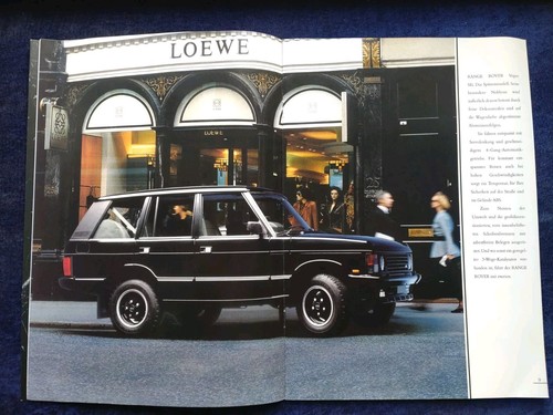 Range Rover Prospekt 9.1991 - Photo 3/5