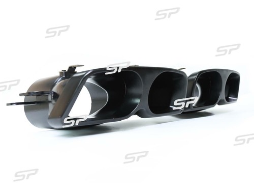 Heck Diffusor + Auspuffblenden für Mercedes Benz W205 S205 AMG Line C43 BENZIN - Bild 10 von 12