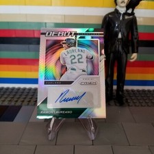 2021 Prizm Baseball Debut Signatures Silver Prizm Auto Ramon Laureano - Oakland