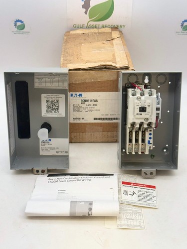 Arrancador Eaton ECN0511EAA tamaño 1 con bobina de 208 V, incluido con PB de reinicio (caja abierta) - Imagen 2 de 12