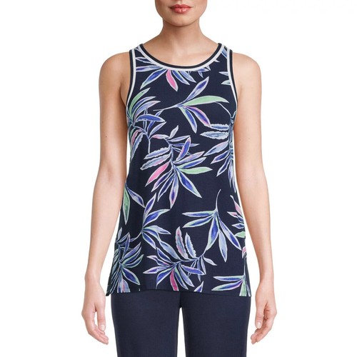 Secret Treasures Women's SIZE S 4-6 High-Neck Sleep Knit Tank Top Dark Navy NWT - Picture 14 of 17