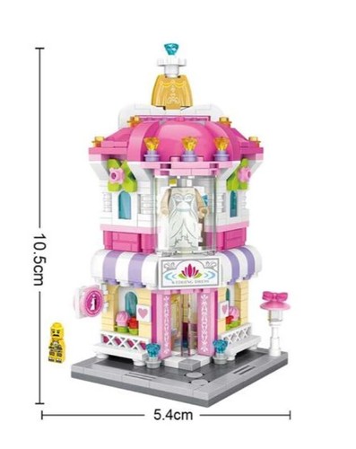 LOZ MINI Blocks - Kids Building Toys Bricks - Wedding Shop - Style 1636 - 465pcs - Picture 2 of 3