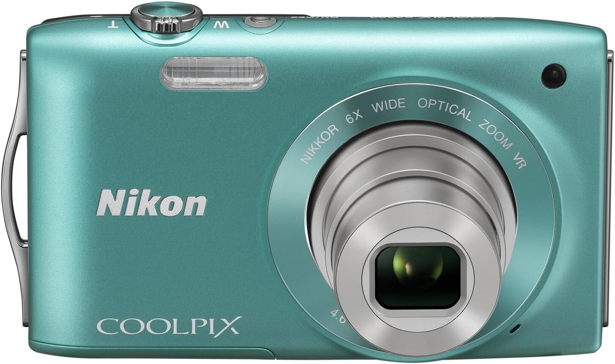 Nikon COOLPIX S3300GR Mint Green 16.0 MP Digital Camera used