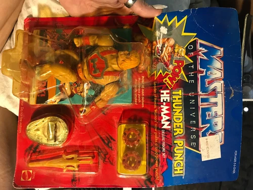 VTG 1984 MOTU Thunder Punch He-Man Masters of the Universe MOC Sealed RARE
